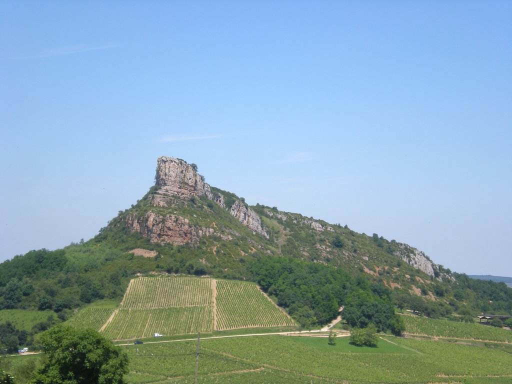 Roche de Solutré, versant sud