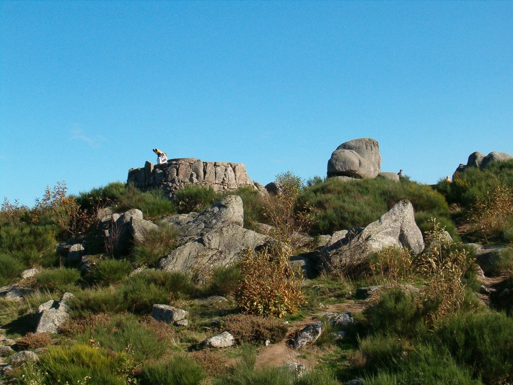 Les Rochers du Carnaval sur le site d'Uchon en Saône-et-Loire (France)
