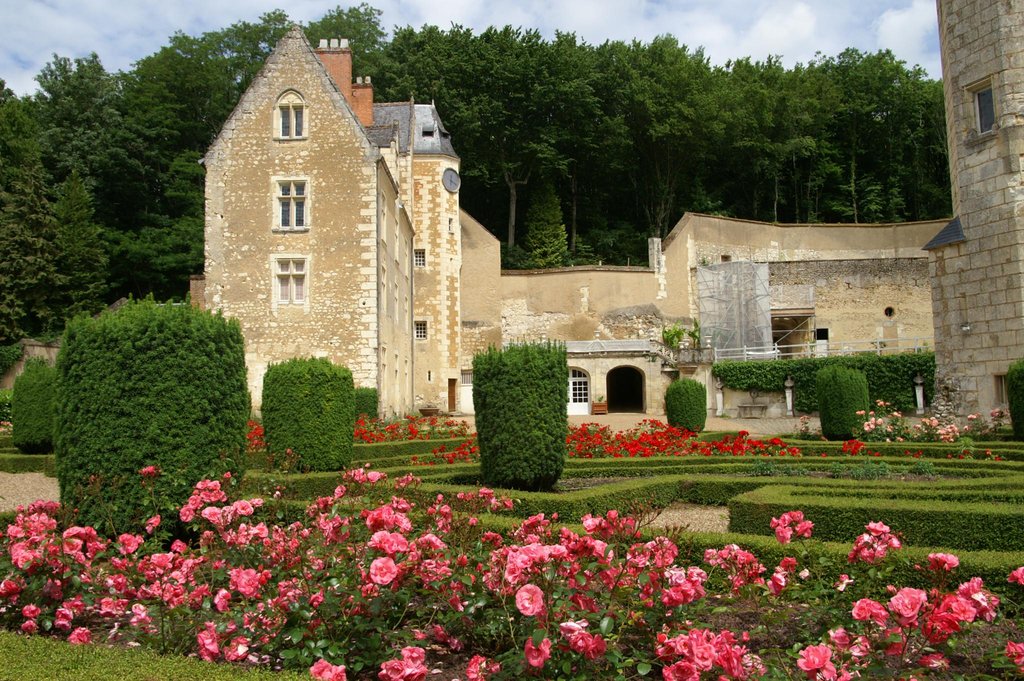 Jardin du château de Courtanvaux
