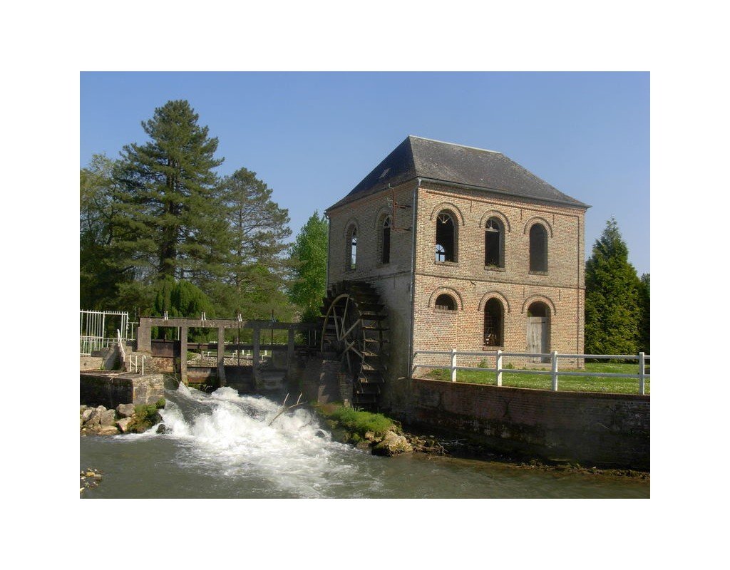 Moulin à eau de gennes Ivergny - Moulin de Villeroy