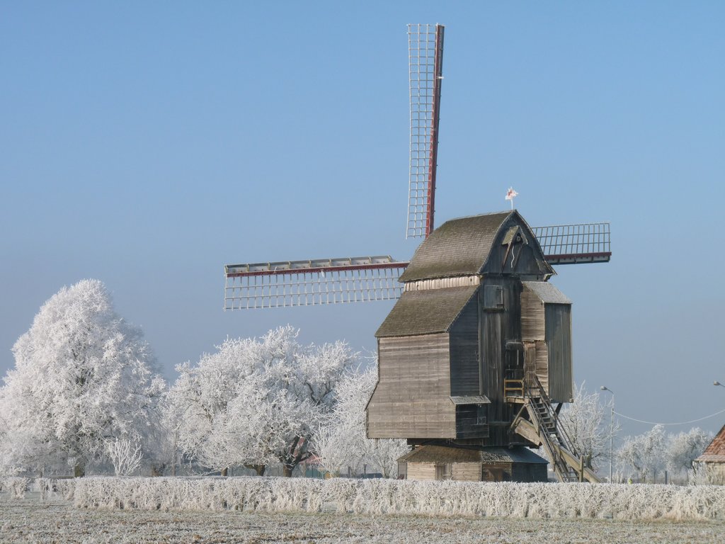 Moulin deschodt ou moulin de la Briarde ou dit Riele de Wormhout