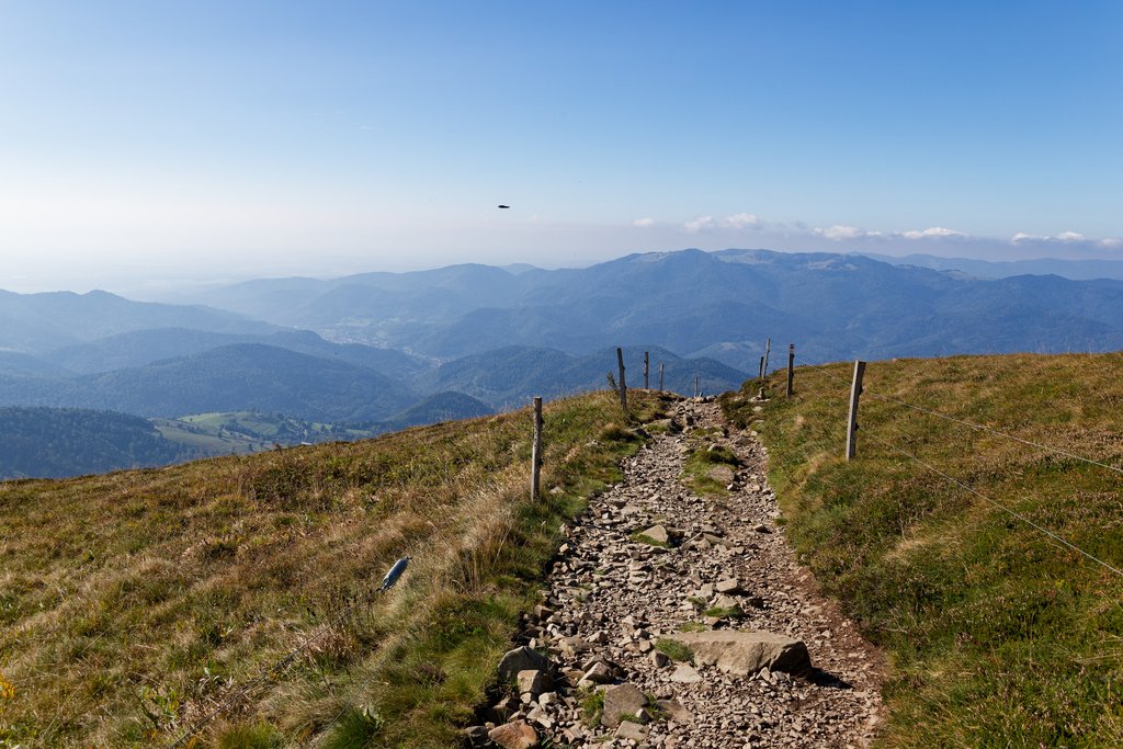 Paysage vue depusi la randonnées