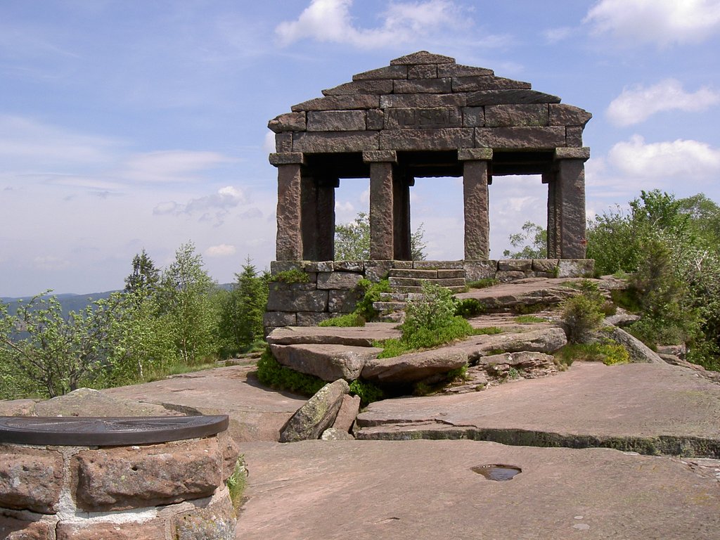 Le temple du Donon - XIXe siècle