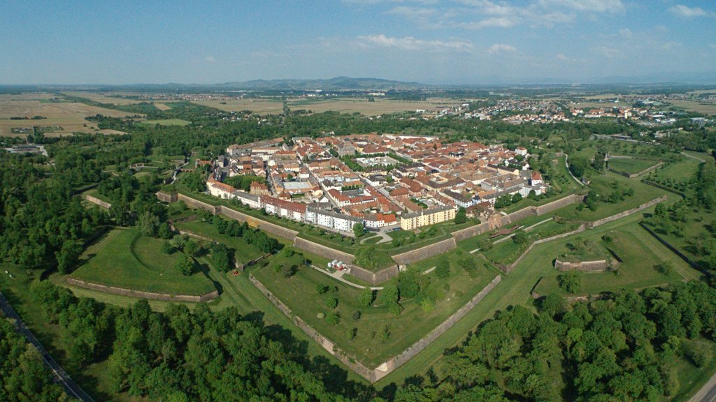 Vue aérienne de Neuf-Brisach