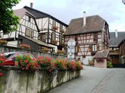 Les maisons à colombages à Hunawihr