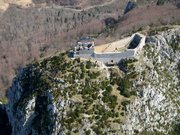 Château de Montségur - vue aérienne