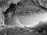 Entrée de la grotte de Gargas