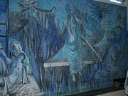 Coaraze, la Chapelle bleue, Ponce de Léon, 1962, Résurrection