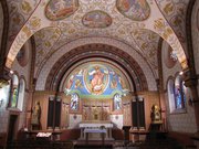 Eguisheim - intérieur de la  Chapelle St Léon