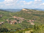 Vue Vergisson depuis Roche Solutré