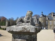 Lion château de la Bourbansais