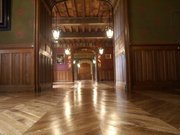 Grand hall du chateau de Courtanvaux