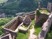 vue générale, du haut du donjon.