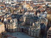 Palais Rohan vue depuis  la cathédrale de Strasbourg