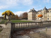 Palais du Luxembourg from garden, Paris