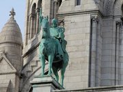 Statue Louis IX Basilique Sacré Cœur Montmartre