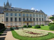 Garden at Musee des Beaux Arts in Tours, France