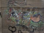 Blockhaus street art à Biville