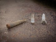 Anciennes balle a blanc, retrouvées sur le site
