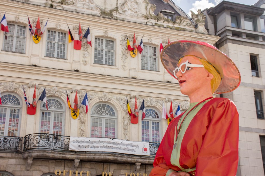 Roselyne en promenade à Douai